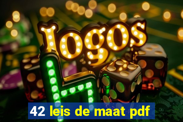 42 leis de maat pdf